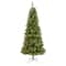 7ft. Pre-Lit White Mountain Pine & Pinecones Artificial Christmas Tree with Clear LED Lights